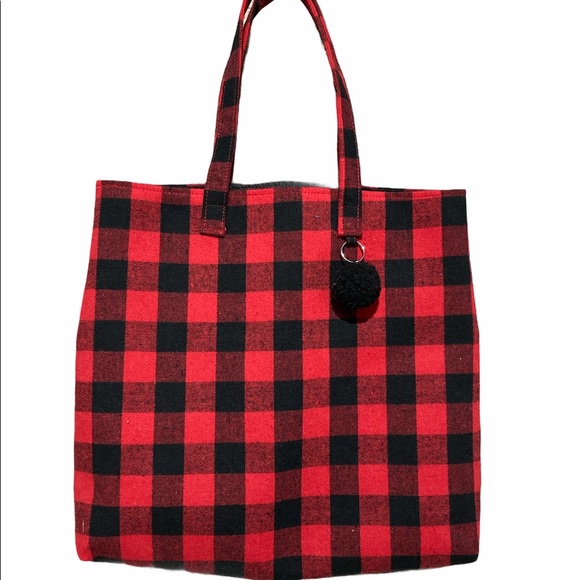 Handbags - Buffalo Plaid Tote